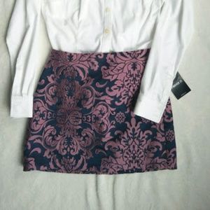 NWT Gorgeous Pink and Blue Mini Skirt